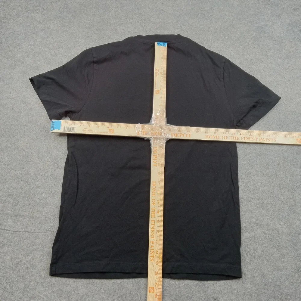 True Religion Shirt Mens Medium Black Tiger Graphic Tagless Cotton Fashion‎ Tee